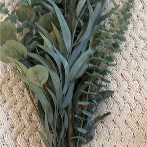 West Elm Mixed Eucalyptus Bundle O/S Faux Botanicals Green